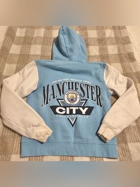 Kid’s Manchester City 2023/2024 FtblCulture Hoodie Size S(Age 9/10)*NEW w/o Tag